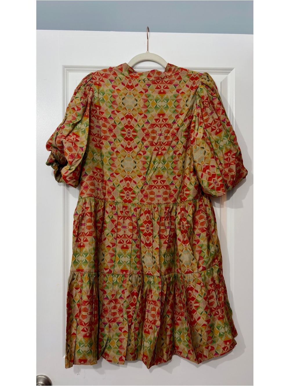 Multicolor Geometric Dress - Picture 5 of 8